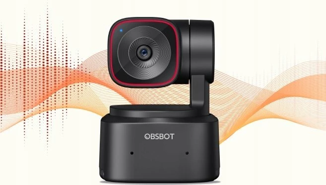 Webcam Obsbot Tiny 2 Lite OBSOWB-2210-CE 4K USB-C me mikrofon stereo, e zezë