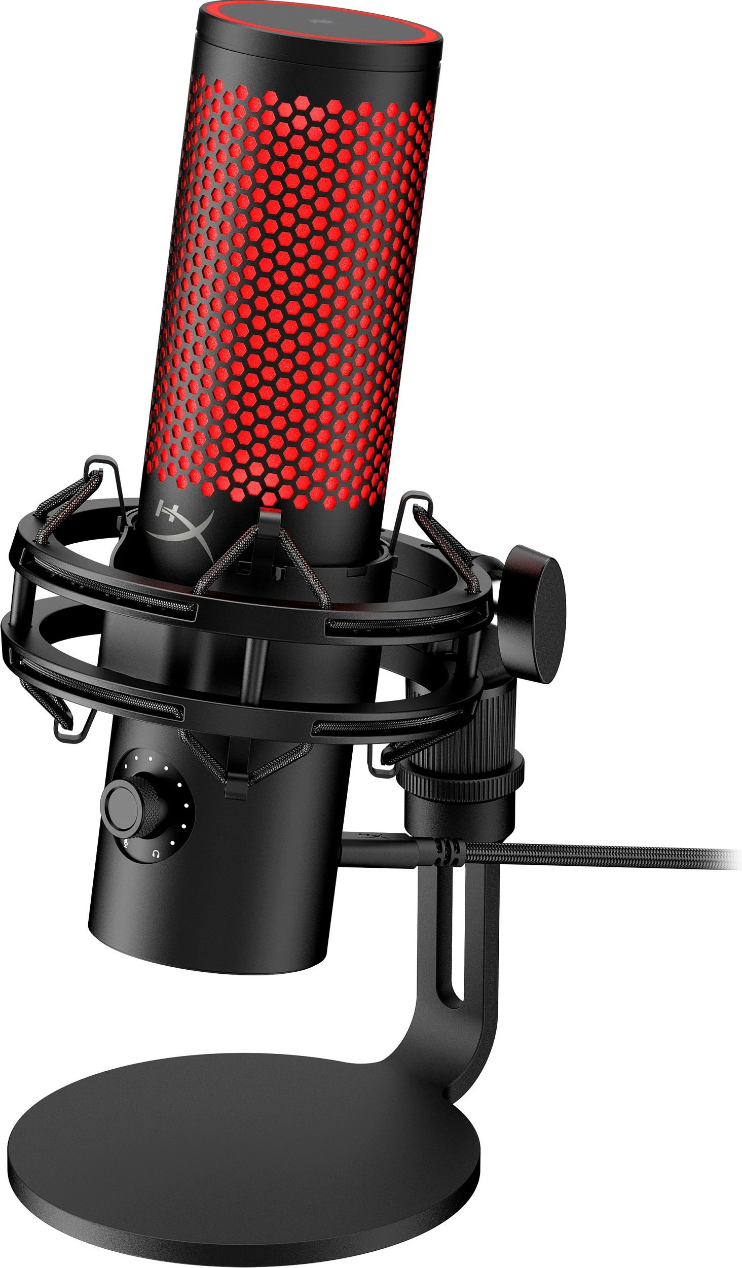 Mikrofon USB HyperX QuadCast 2, 24-bit/96kHz, 4 polar pattern, 3.5mm, i zi