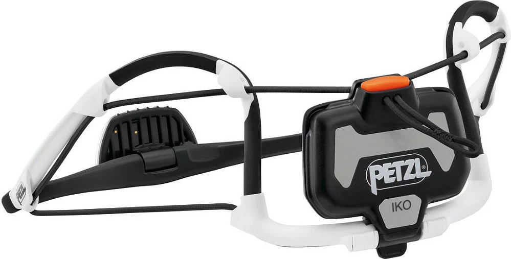 Lampë koke Petzl IKO, 500 lm, IPX4, 3xAAA, zi/bardhë