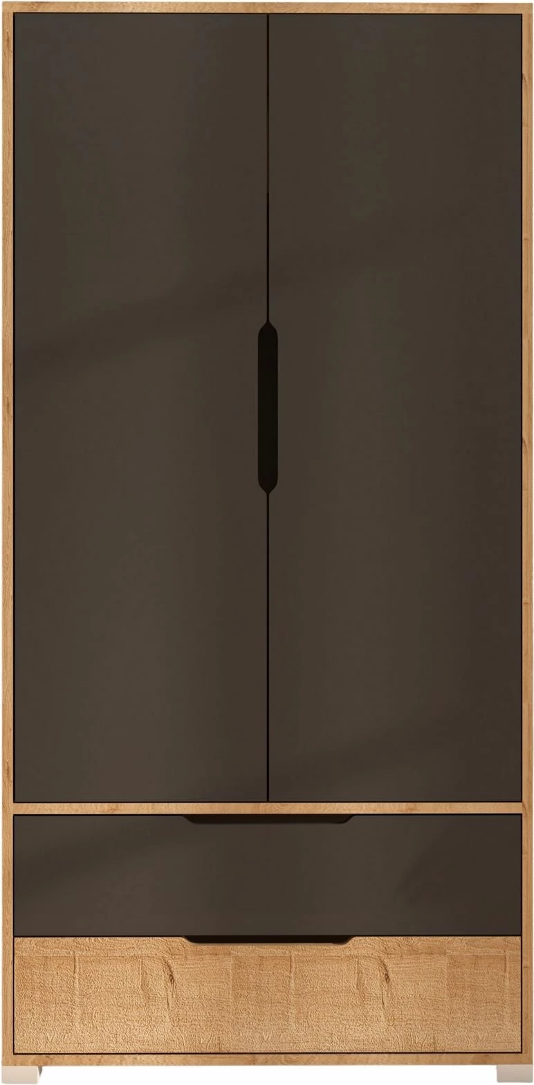 Dollap Skye Decor, ngjyrë lis safir, antracit, 90 cm