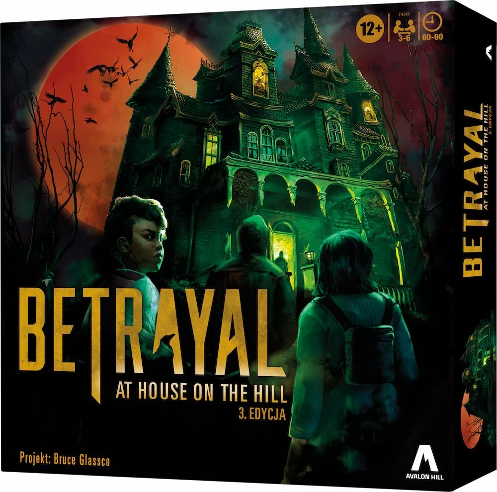Lojë tavoline Hasbro Betrayal at House on the Hill (Polish Edition), 3-6 lojtarë, 60-90 min, 12+