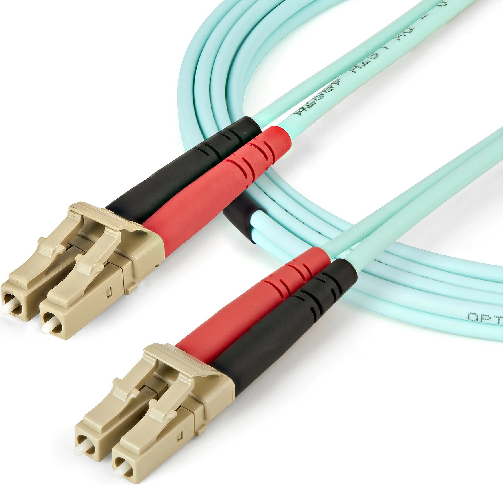 Kabllo fiber optike StarTech LC-LC OM4, 5 m, 100 Gbit/s, aqua
