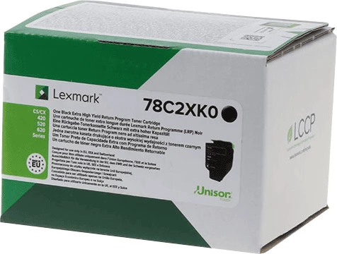 Toner, Lexmark, 78C2XK0 / 782XK, 8500 faqe, XXL, e zezë