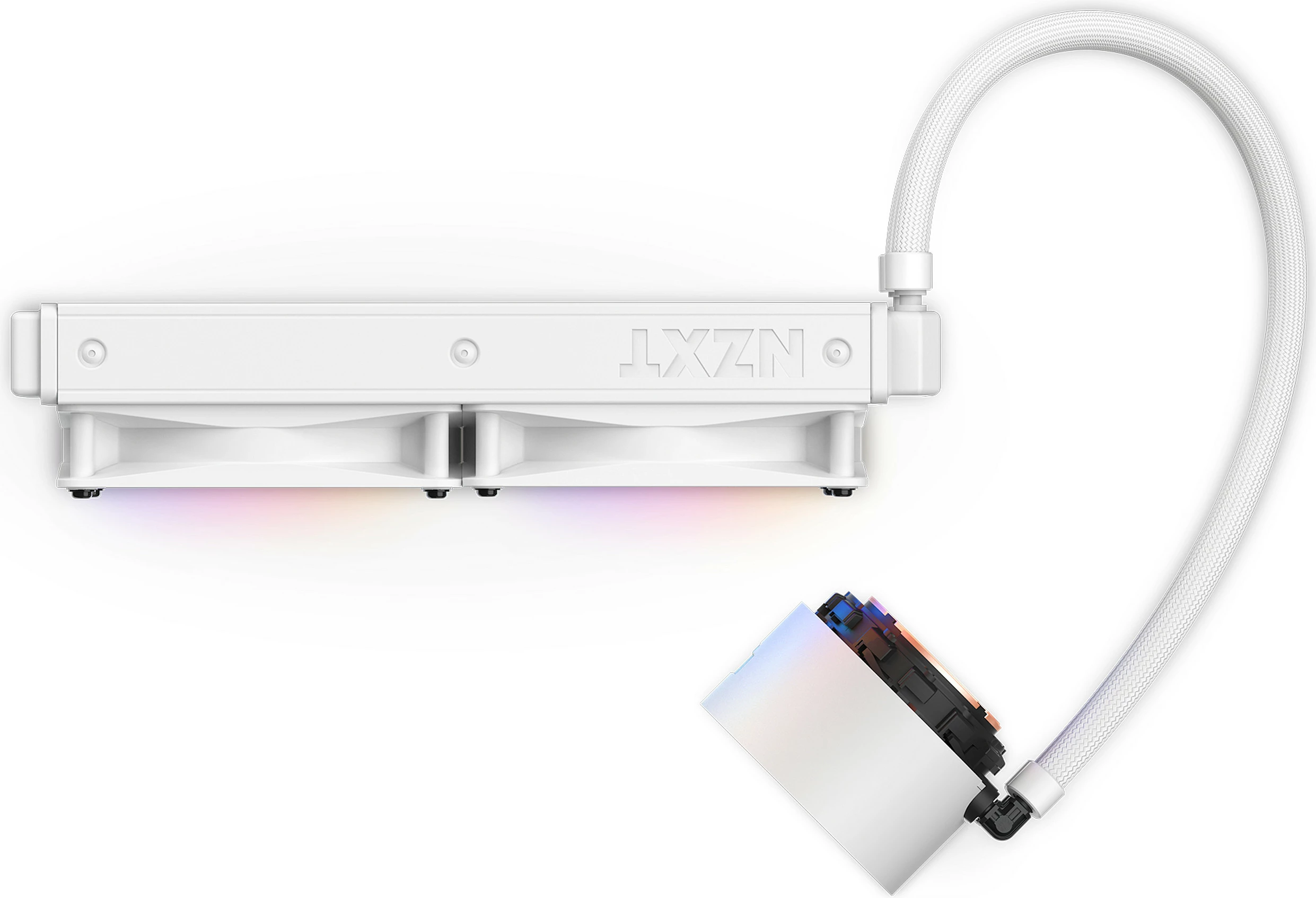 Ftohës uji AIO NZXT Kraken Elite 240 RGB RL-KR24E-W1, 240mm me Display, i bardhë