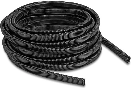 Tub mbrojtës për kabllo DeLOCK, oval 13.6 x 6.3 mm, 10 m, poliamid, i zi