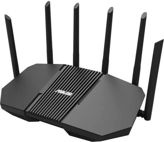Router Asus RT-BE90U, WiFi 7, 4 bërthama, 3x LAN 2.5G, i zi