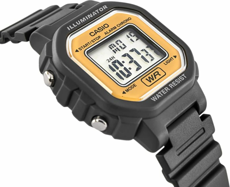 Orë dore digjitale për femra Casio, e zezë