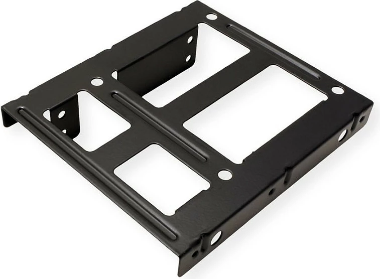 Adapter montimi HDD/SSD ROLINE 16.01.3008, 2.5" në 3.5", metal, i zi