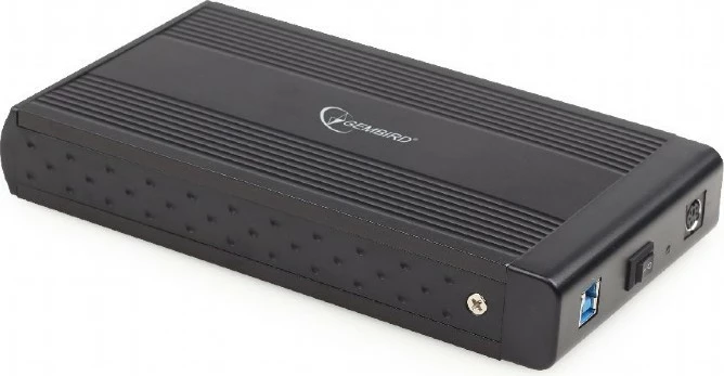 Kasë e jashtme Gembird EE3-U3S-3, 3.5 inç, USB 3.0, e zezë