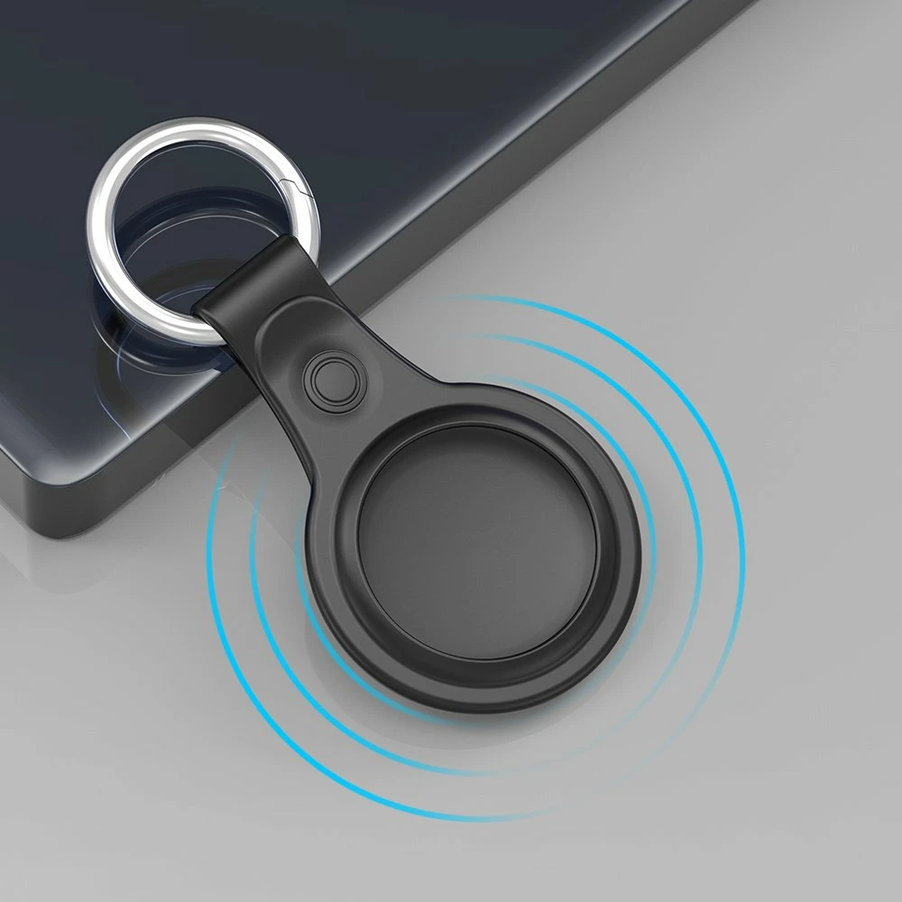 Mbështjellës silikon Dux Ducis për AirTag, set 4 copë, e zezë/e gjelbër/rozë/blu