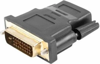 Adapter Lanberg AD-0010-BK HDMI në DVI-D, i zi