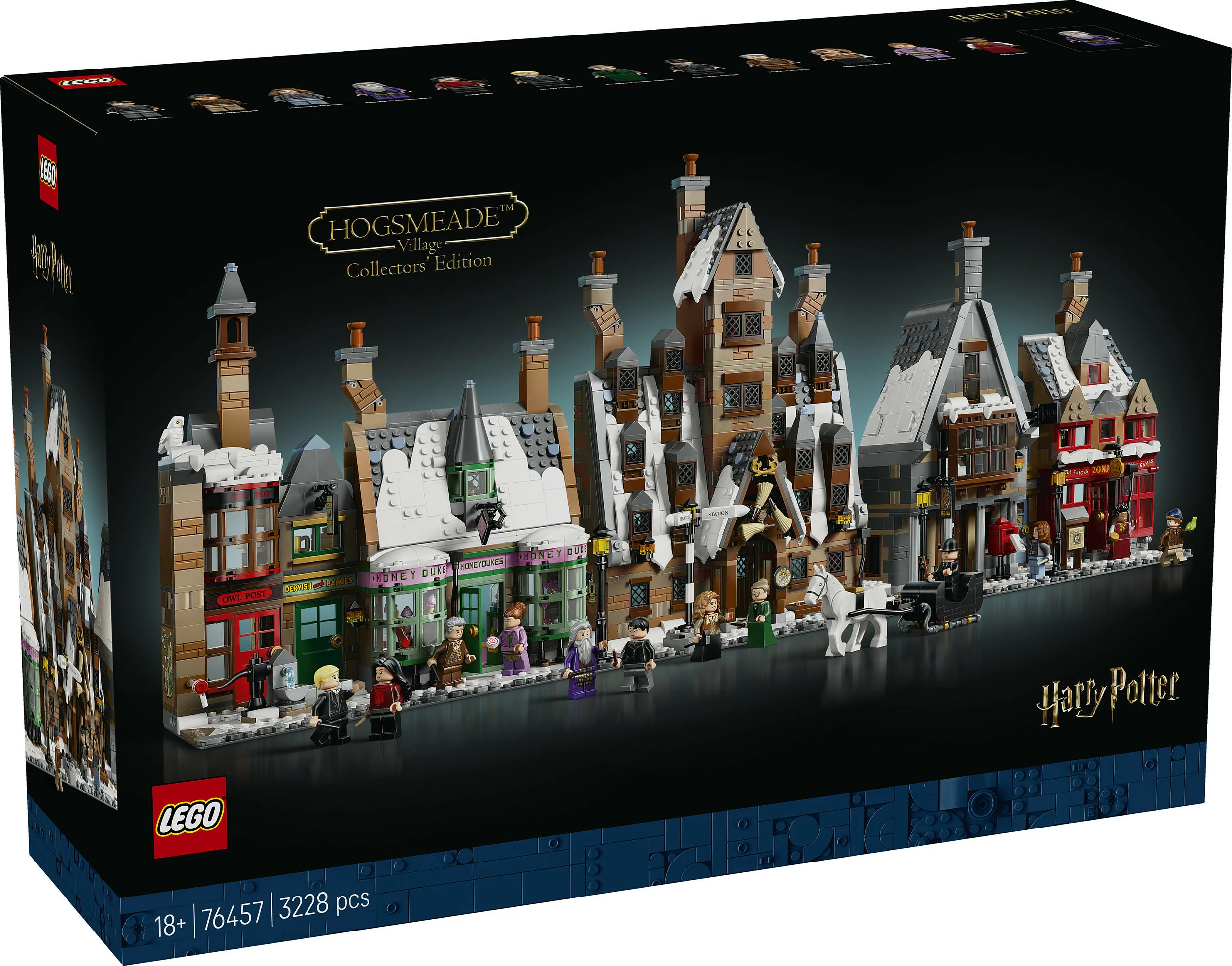 Set ndërtimi LEGO Harry Potter 76457 Hogsmeade Village (Collectors Edition), 3228 copë, 18+, multicolor