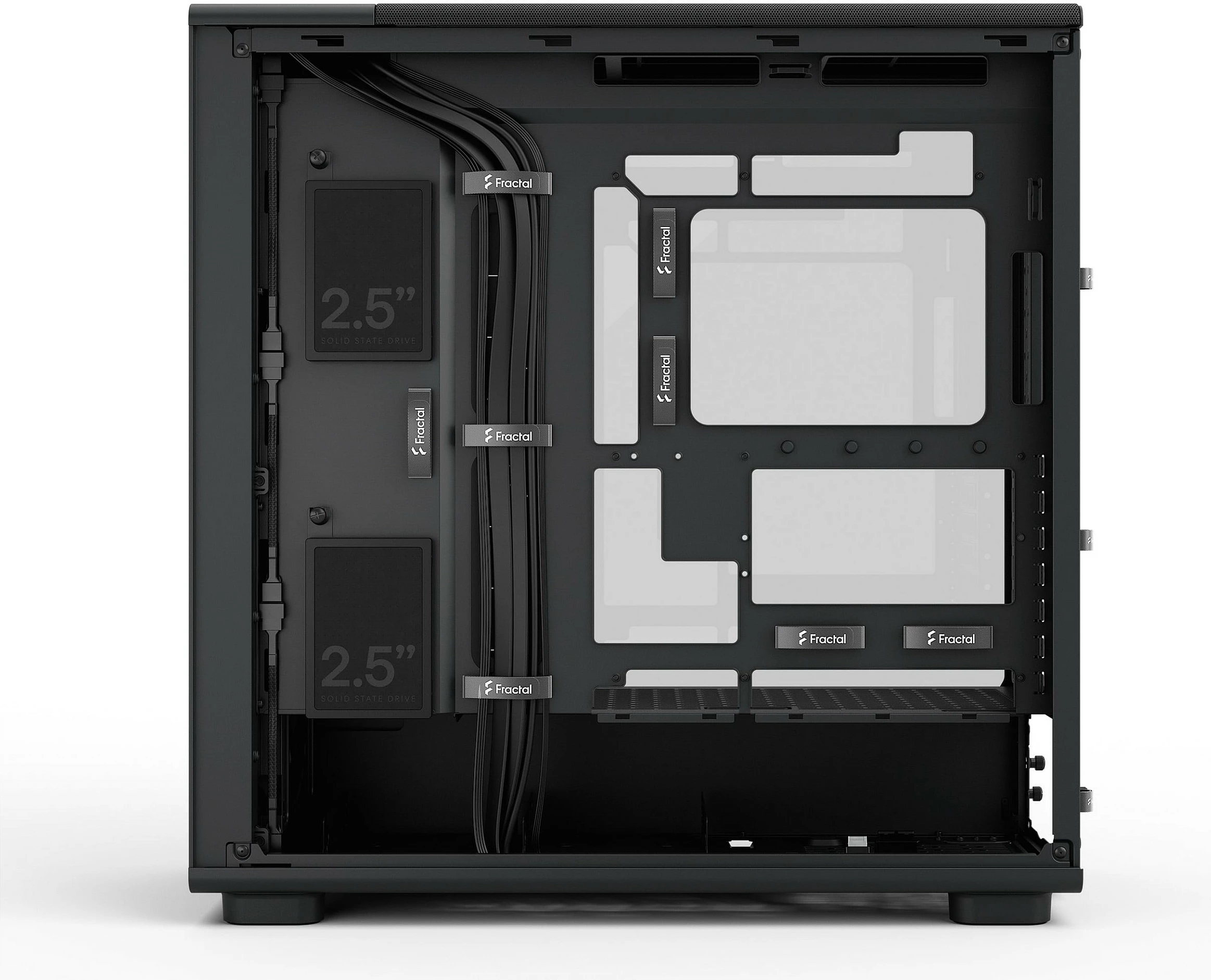 Kasë PC Fractal Design Epoch XL, Tower, ATX/micro ATX/ITX/EATX, me dritare anësore, e zezë