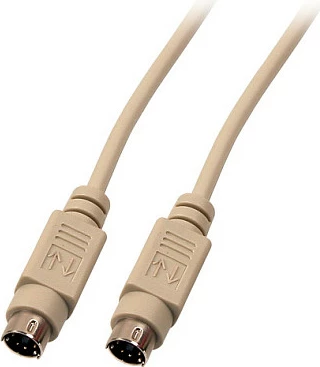 Kabllo PS/2 për tastierë/maus EFB Elektronik, mashkull-mashkull, bezhë