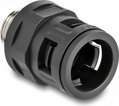 Lidhës konduiti DeLOCK M20, IP68, 2 copë, i zi
