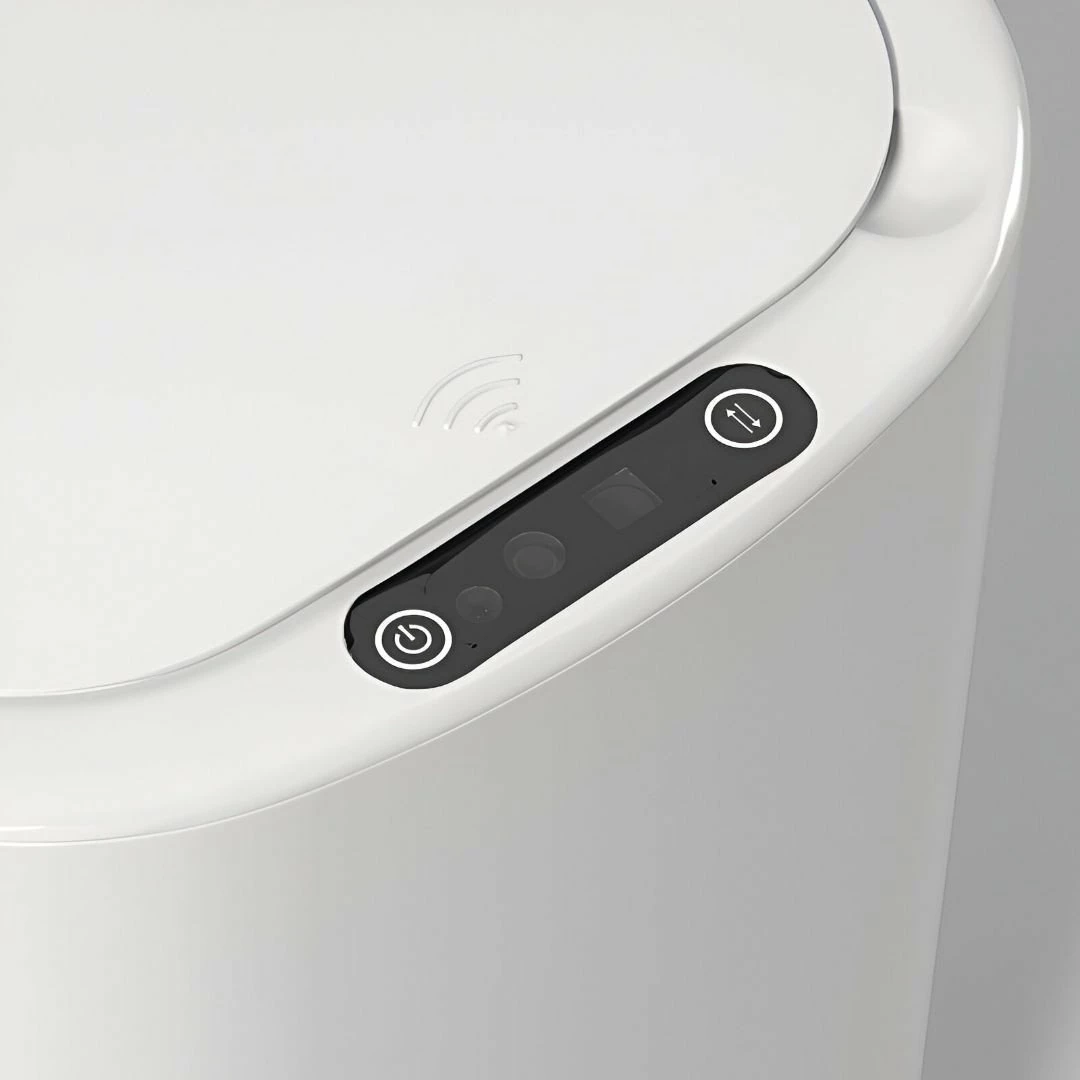 Kosh mbeturinash automatik Mozos FH-1-WH 12L me sensor, i bardhë