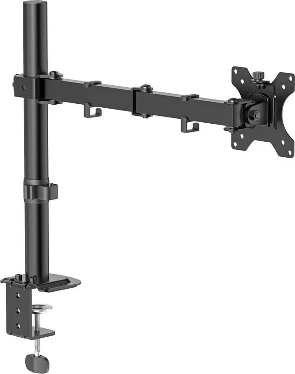 Mbajtëse monitori Hama, për tavolinë me kapëse, 13-35", VESA 75x75/100x100, rrotullim 360°, e zezë