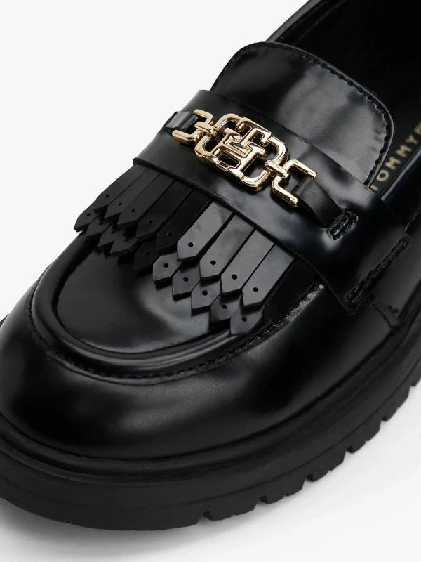 Mokasina për femra Tommy Hilfiger LOW CUT SHOE T3A4-34011-1453999, të zeza