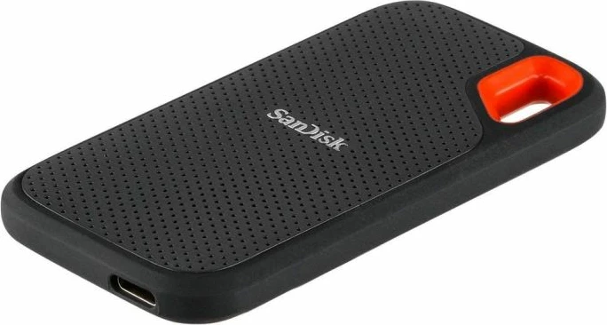 SSD eksterne SanDisk Extreme Portable SDSSDE61-4T00-G25 4TB NVMe USB-C USB 3.2 Gen 2 IP65, e zezë, set me kabllo dhe adapter