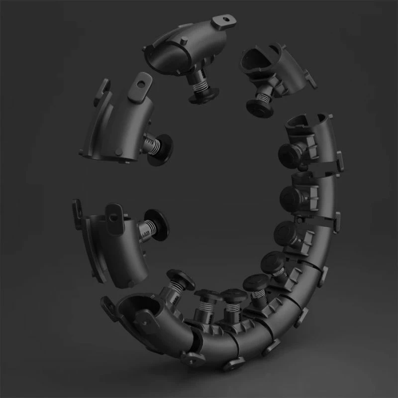 Hula hoop plus size HMS, e zezë