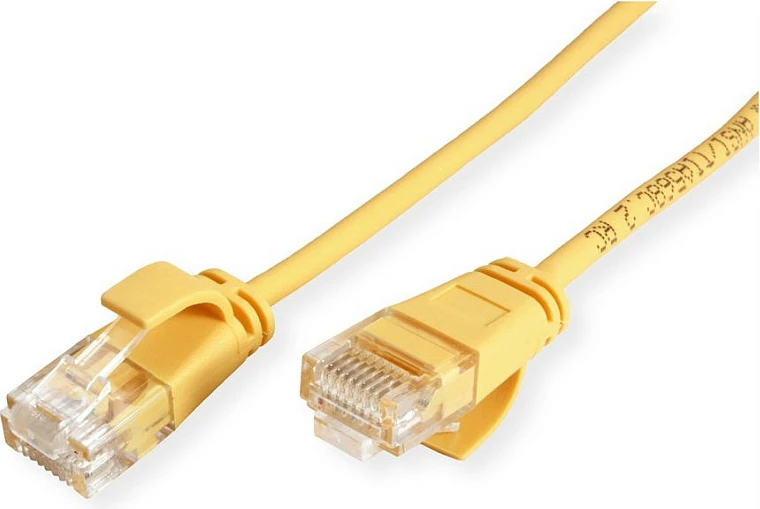 Kabllo rrjeti ROLINE GREEN 21.44.3927 Cat6a, 5m, RJ-45 crossover, e verdhë