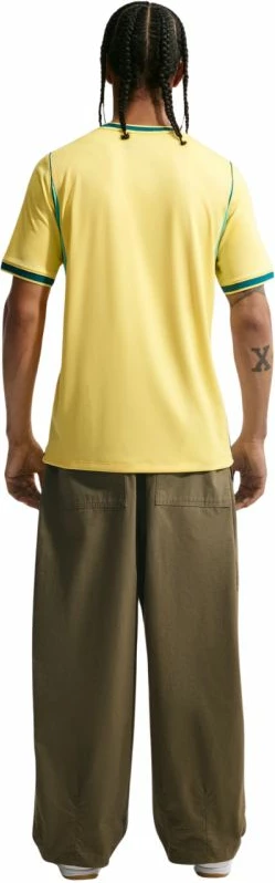 Fanellë meshkuj Nike Brazil 2026 Stadium Home IF7054 724, e verdhë