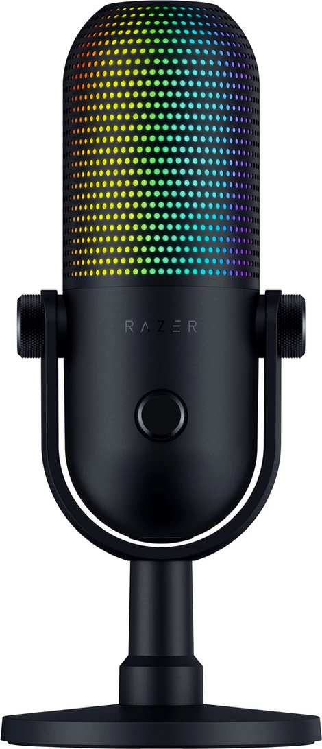 Mikrofon, Razer, Seiren V3 Chroma RZ19-05060100-R3M1, USB, ndriçim Chroma RGB, i zi