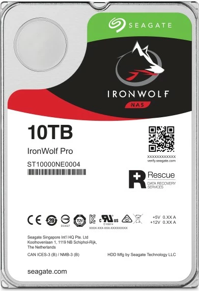 Hard disk Seagate Ironwolf PRO Enterprise NAS HDD 10TB 7200rpm 6Gb/s SATA 3.5 Zoll