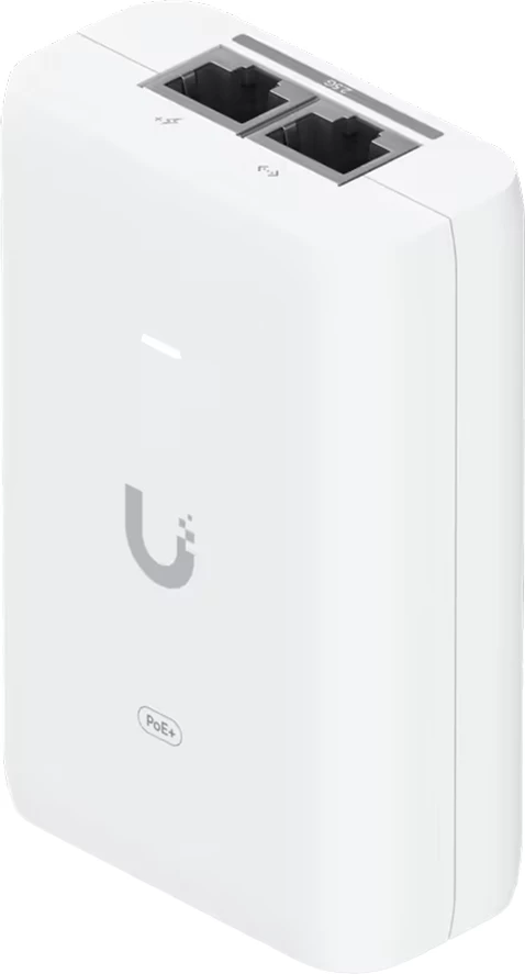 Adapter PoE+ Ubiquiti UACC-PoE+-2.5G, 30W, 2.5GbE, i bardhë