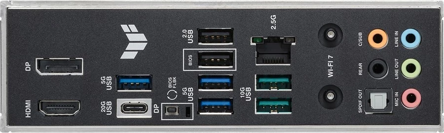 Pllakë amë ASUS TUF GAMING B860-PLUS WIFI, ATX, 256 GB, 7.1 kanale audio