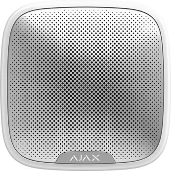 Sirene pa tela AJAX StreetSiren Baseline, IP54, 868 MHz, e bardhë