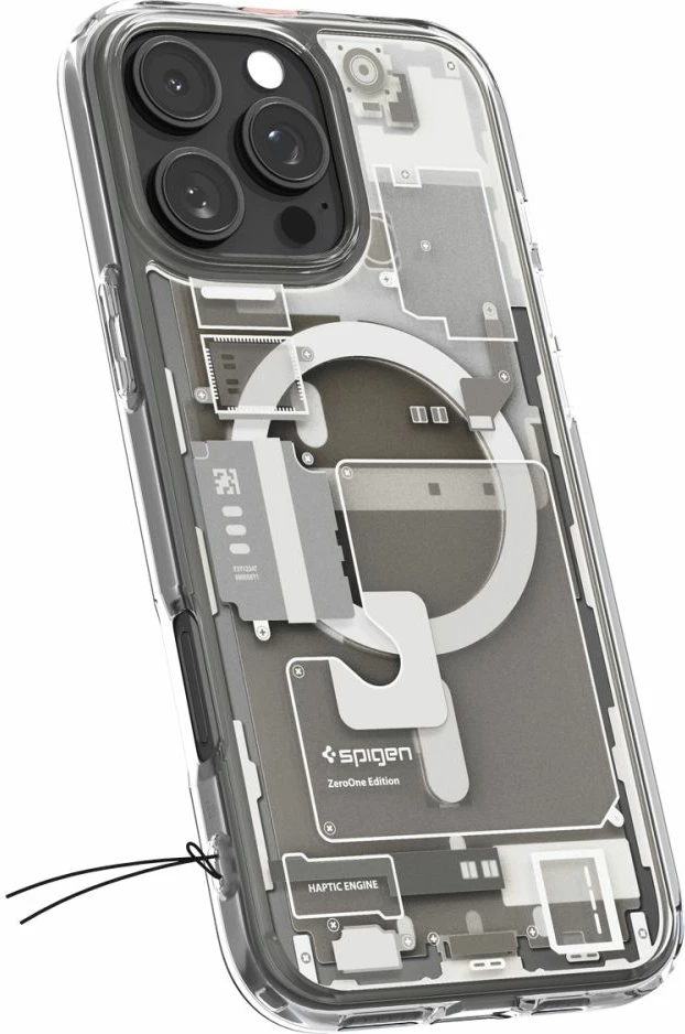 Mbështjellës Spigen Ultra Hybrid Mag Zero One për iPhone 16 Pro, MagSafe, Titanic