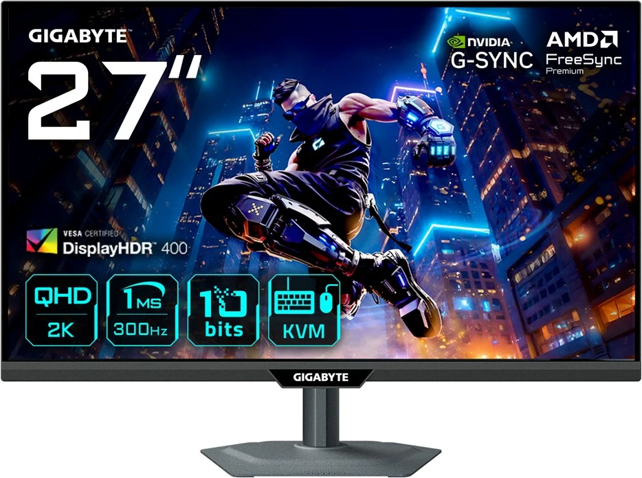 Monitor gaming Gigabyte M27Q3, 27", QHD, 170Hz, 1ms, HDR400, i zi