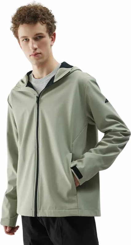 Jakne softshell për meshkuj 4F, e gjelbër [Madhësia: S]