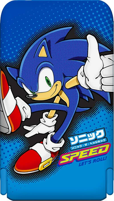 Powerbank magnetik OTL SH1195 Sonic The Hedgehog, 5000 mAh, USB-C 15W, kaltër, me mbajtëse