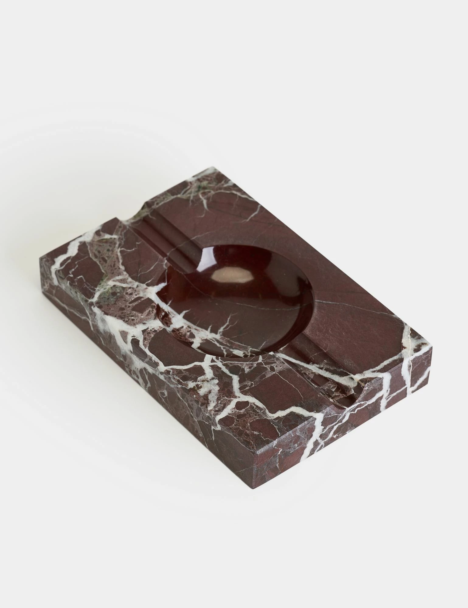 Tabak mermeri Rosso Levanto, ngjyrë burgundy, drejtkëndësh, Evila Originals