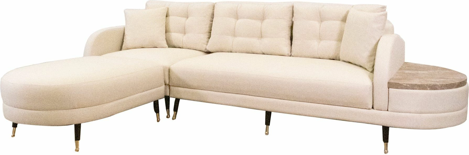 Kënd-sofë krevati Atelier del Sofa, Milano kënd, krem