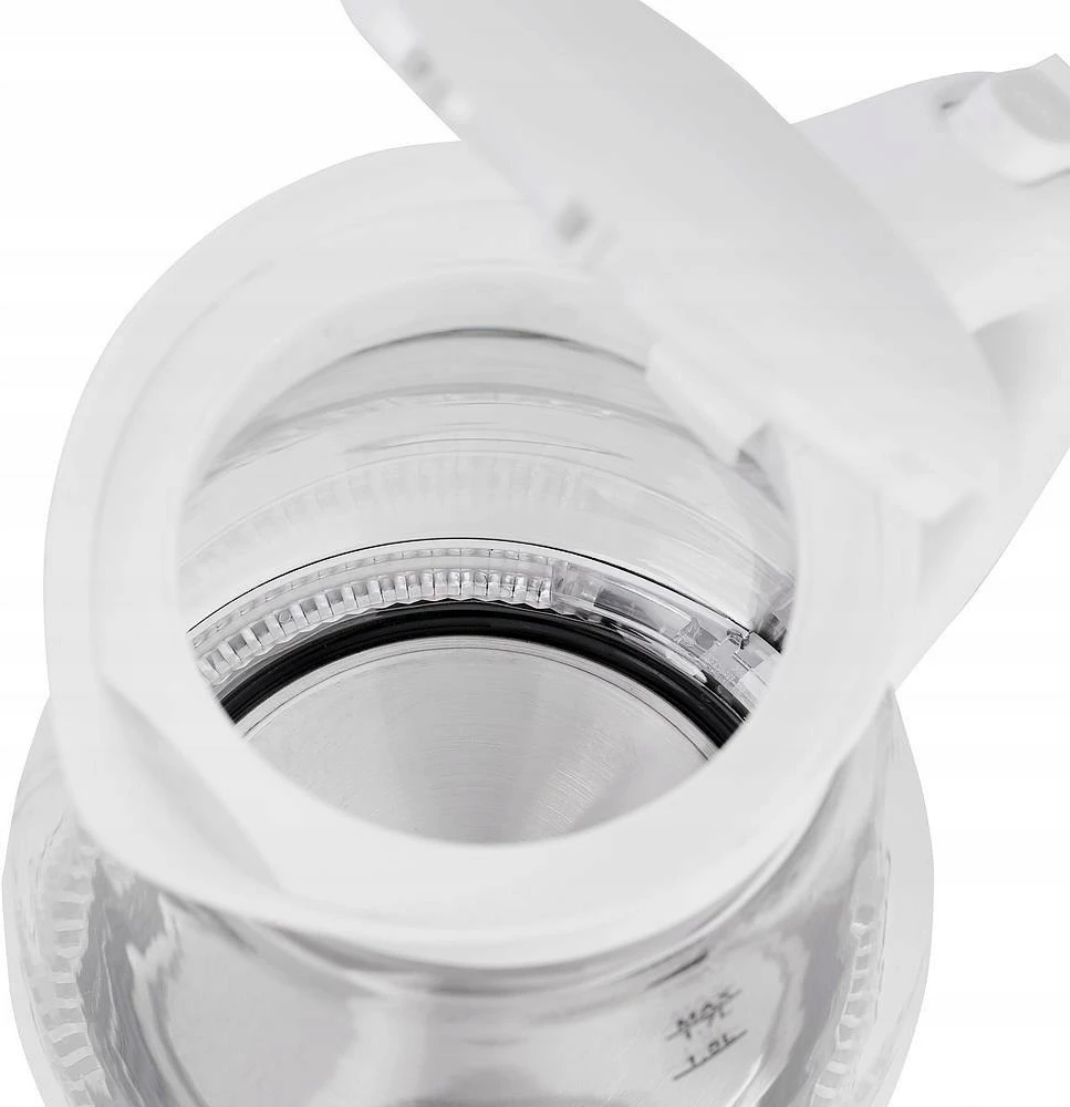 Çajnik elektrik Adler AD 1274 B, 1.7 L, Bardhë, Transparent