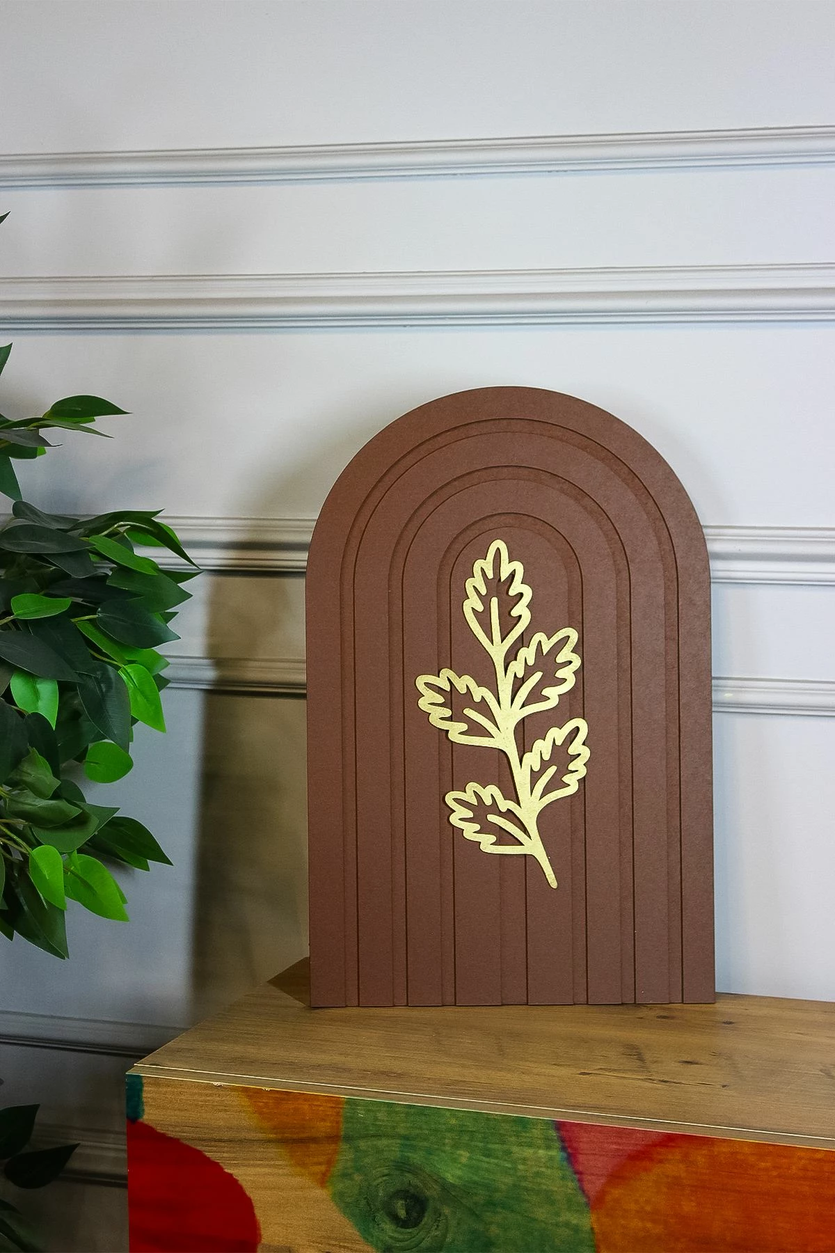 Pikturë dekorative, shumëngjyrëshe, MDF, 30x45x2cm, Wallity