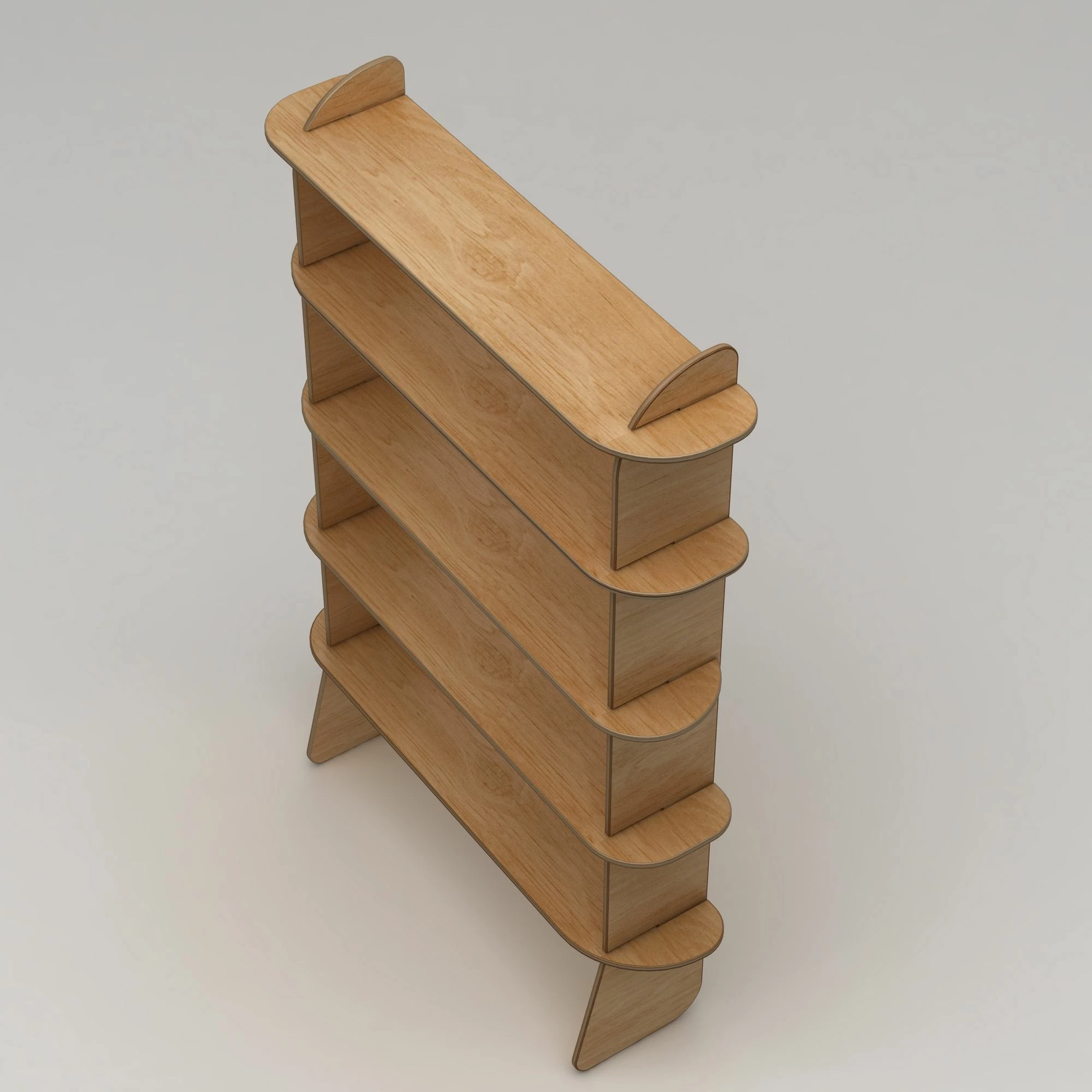Raft librash Skye Decor, natyral, Scala-3