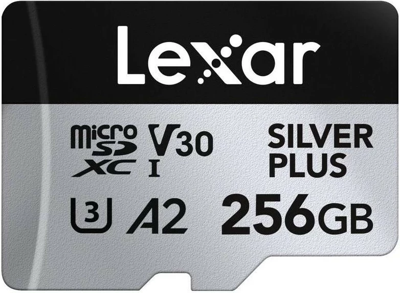 Kartelë memorie Lexar Professional SILVER Plus 256GB microSDXC, UHS-I, U3, V30, A2