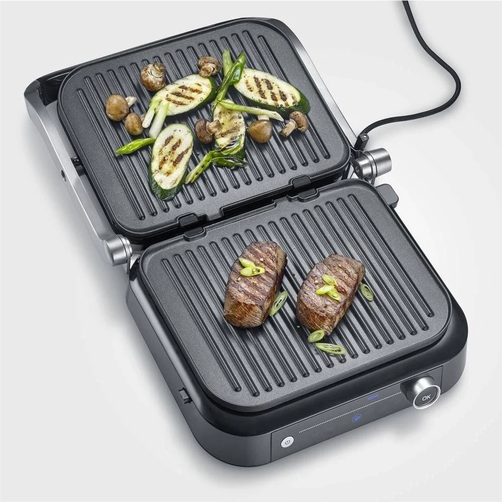 Grill Tavoline Severin KG 2395, ngjyrë argjendi