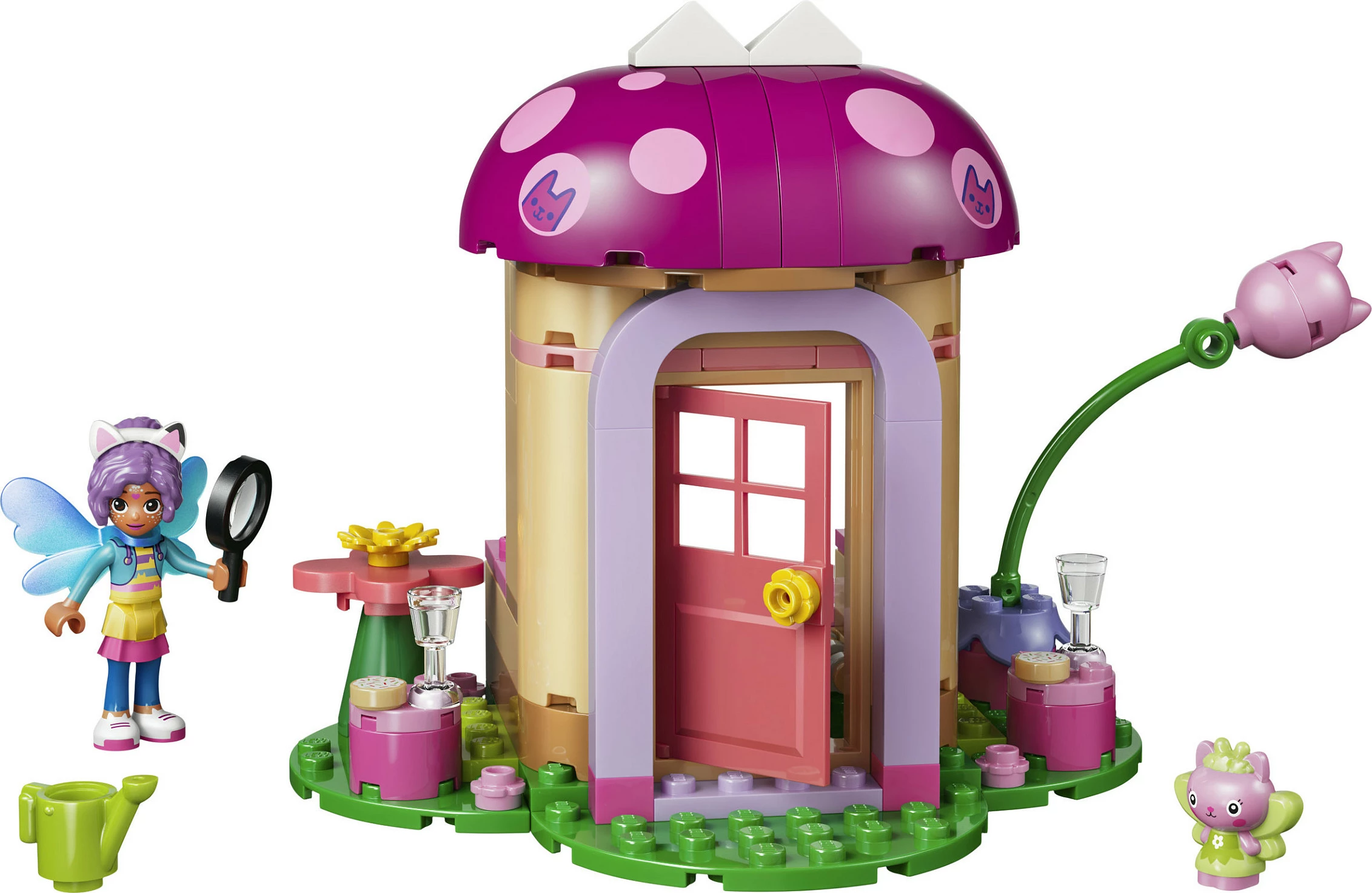 Set ndërtimi LEGO Gabby’s Dollhouse 11212 Kitty Fairy’s Garden House, 103 copë, 4+, shumëngjyrësh