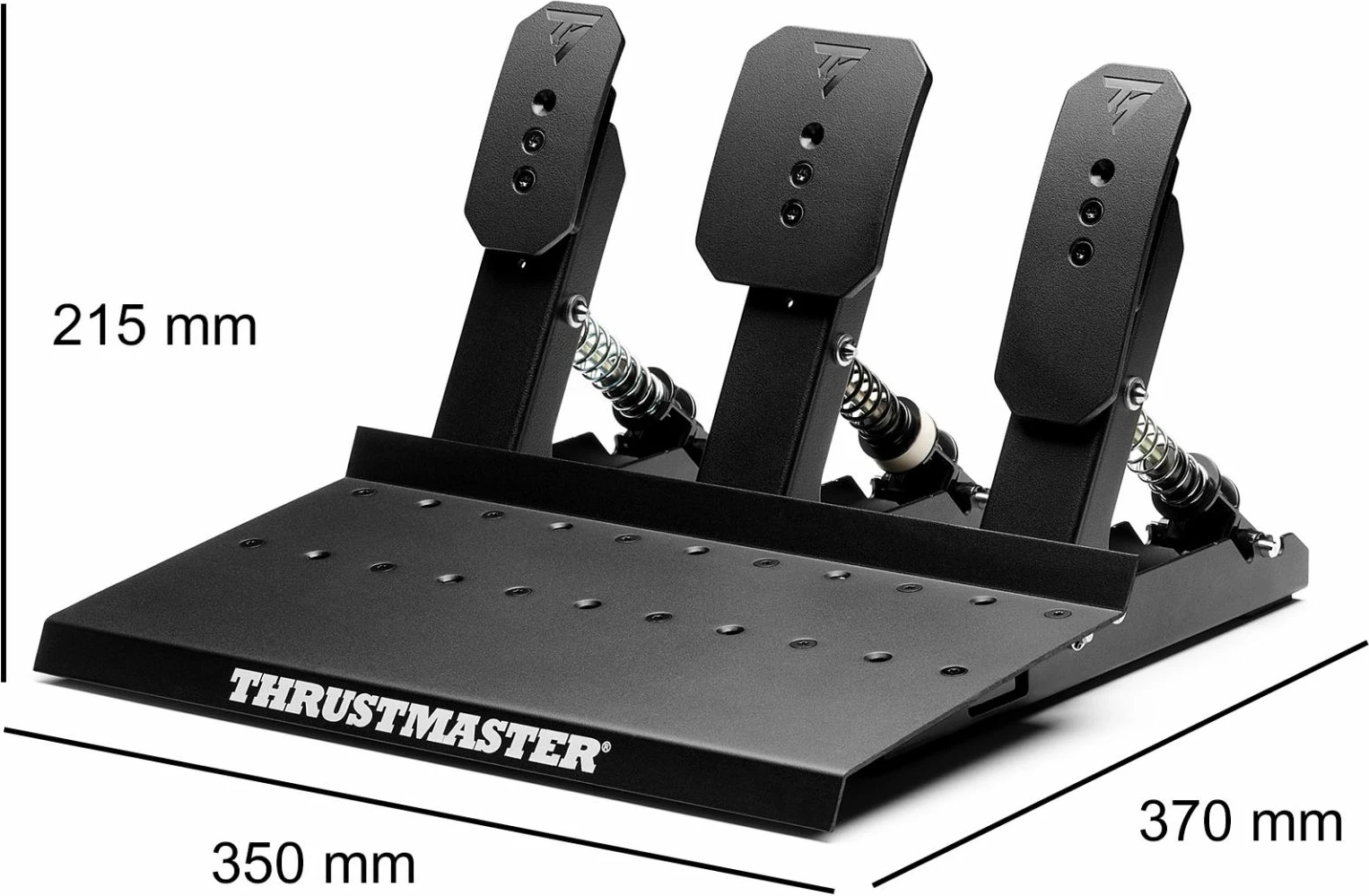 Set pedalash Thrustmaster Raceline Pedals III LC, 3-pedalësh, metalik, për PC/PS5/PS4/Xbox One/Xbox Series X|S, zi