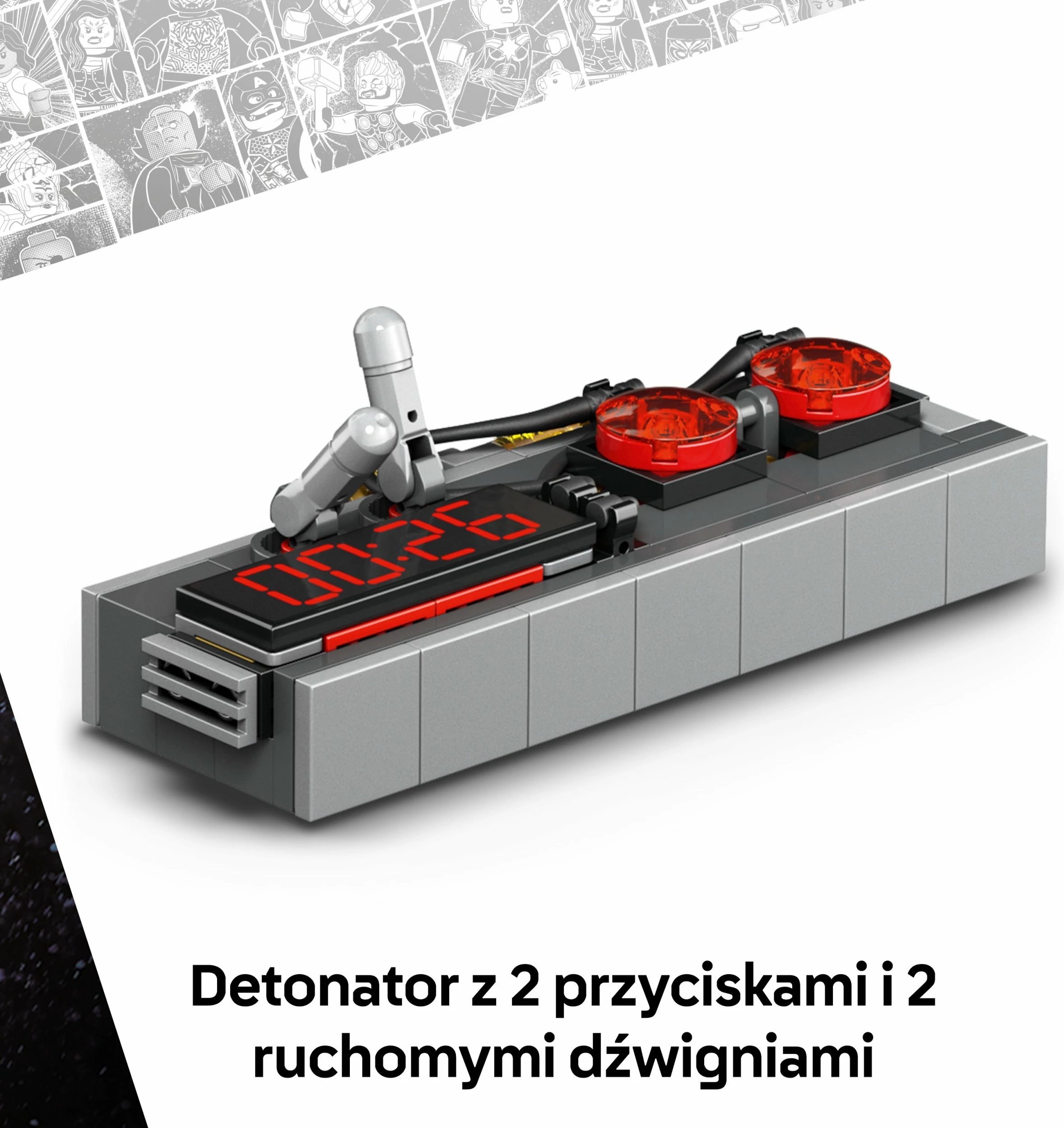 Set LEGO Marvel Groot në kostum Ravager 76341, 604 copë