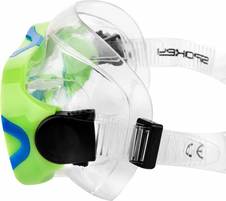 Maskë zhytjeje për fëmijë Spokey, e gjelbër