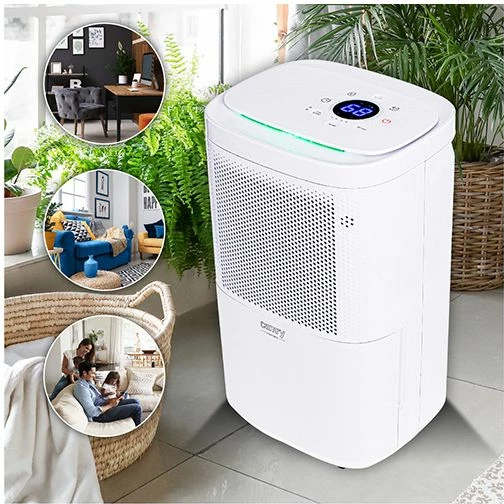 dehumidifikues ajri CAMRY CR7851 10L/24h, LCD, kompresor, rezervuar 2.2L, i bardhë
