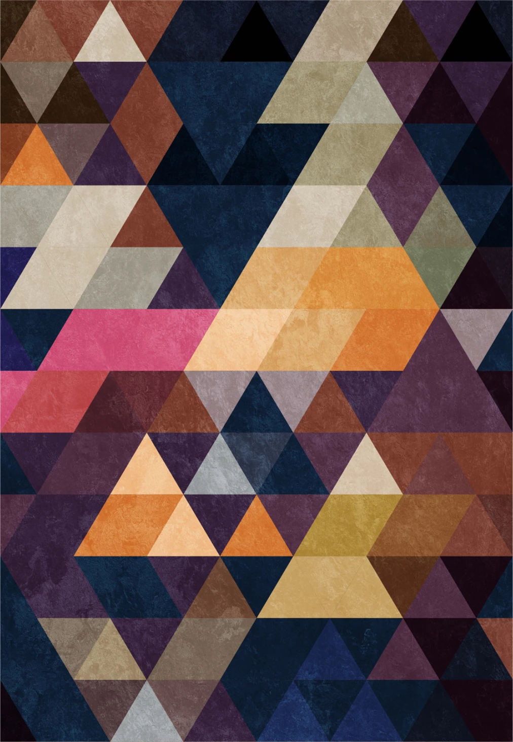 Tapet shumëngjyrësh me franja, FH7677.20, 120x170cm