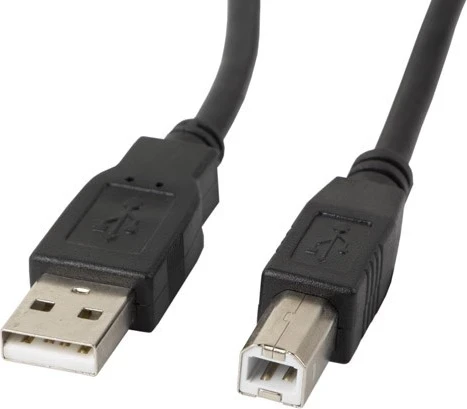 Kabllo USB Lanberg CA-USBA-11CC-0018-BK, 1.8 m, USB 2.0, e Zezë