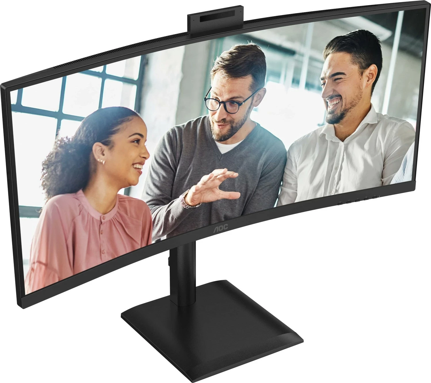 Monitor AOC CU34E4CW, 34 inç, UWQHD, 120Hz, VA, i zi